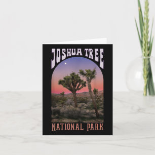 Joshua-Tree-Nationalpark, Vintage California Hiki Karte