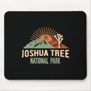 Joshua Tree Nationalpark Vintage Wandern Camping O Mousepad