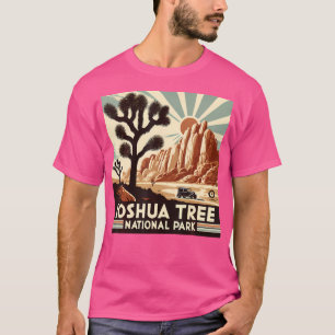 Joshua Tree Nationalpark Vintages Wandern Camping T-Shirt