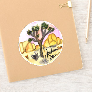 Joshua Tree Nationalpark Watercolor Aufkleber