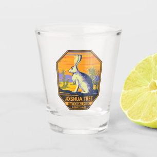 Joshua Tree Nationalpark Wüste Hare Vintag Schnapsglas