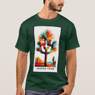 Joshua Tree Nationalpark Wüsten-Vibes Kaktus High T-Shirt