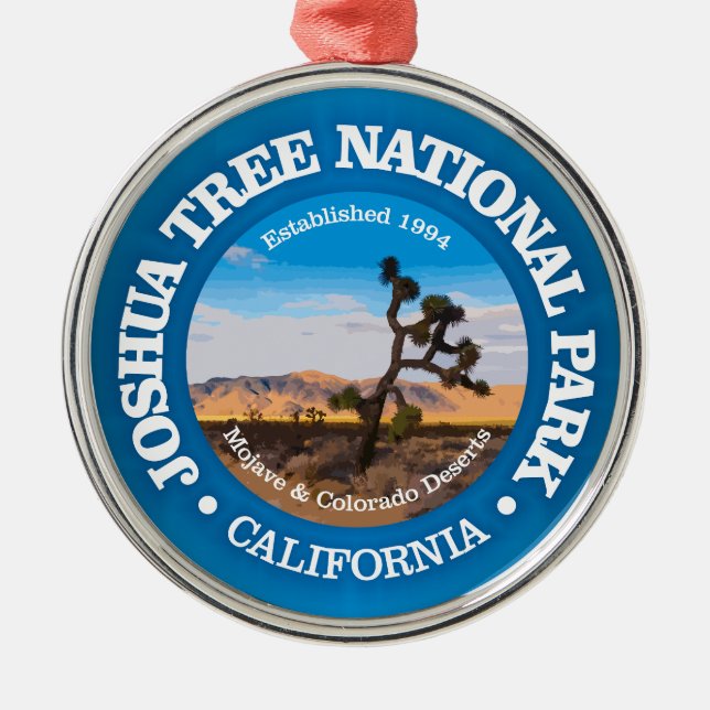 Joshua Tree NP2 Ornament Aus Metall (Vorne)