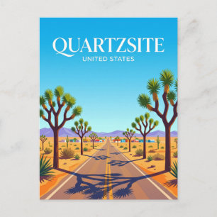 Joshua Tree Parkway bei Quartzsite Arizona Postkarte