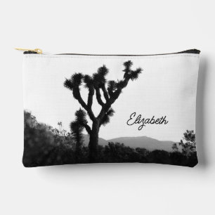Joshua Tree Personalisierte Schwarz-Weiß-Make-up-T Zubehörtasche
