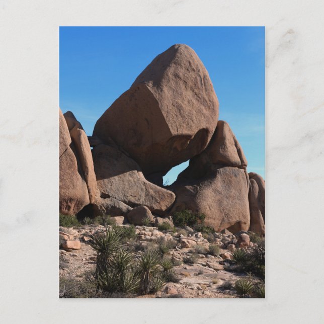 Joshua Tree Rocks Boulders Postkarte (Vorderseite)