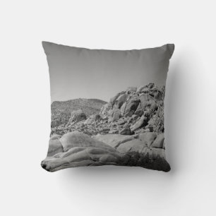 Joshua Tree Rocky Landscape - Fotografie Kissen