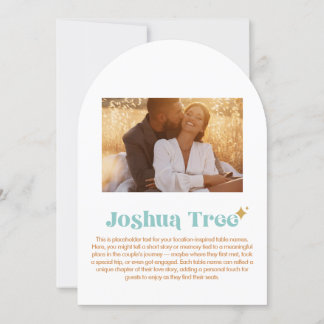 Joshua Tree Tischnummer