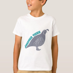 Joshua Tree-Wachtel-Vogelpark-Logo T-Shirt