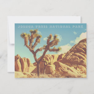 Joshua Trees Nationalpark Landschaftslandschaft Postkarte