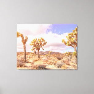 Joshua Trees Wüste Landschaft Leinwanddruck