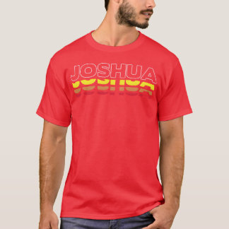 Joshua Vorname Lustig Vintage Sonnenuntergang Josh T-Shirt