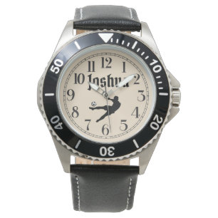Joshuas Fußball-Uhr Armbanduhr