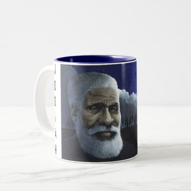 Josiah Henson Zweifarbige Tasse (Vorderseite Links)