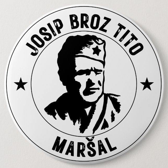Josip Broz Tito Maršal Button (Vorderseite)