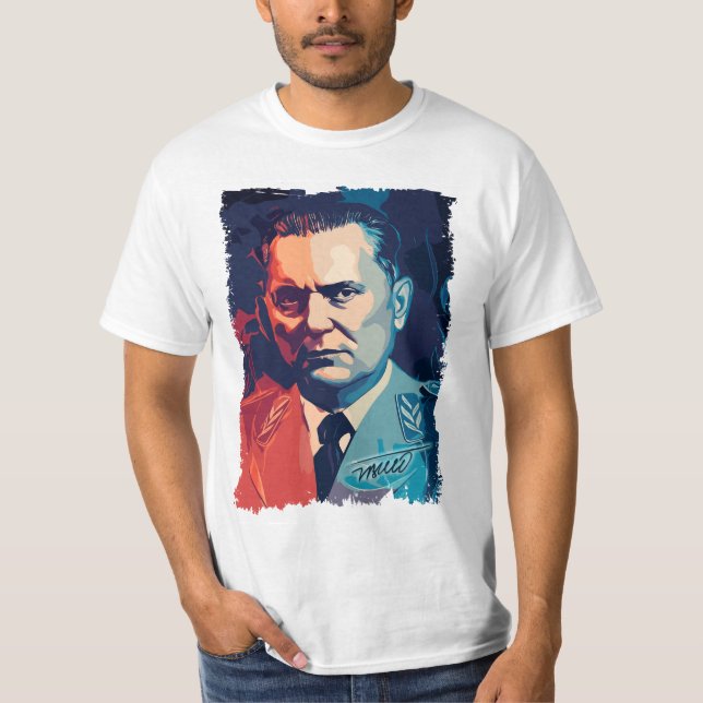 Josip Broz Tito Präsident von Jugoslawien SFRJ T-Shirt (Vorderseite)