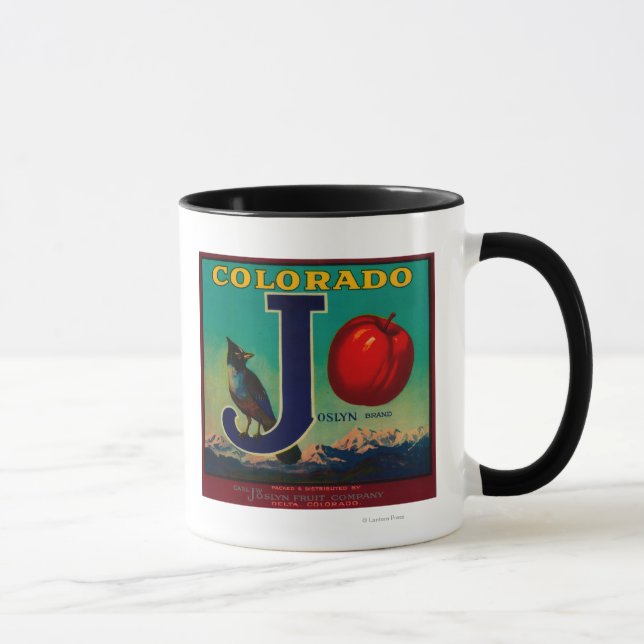 Joslyn Apple Crate Label Tasse (Rechts)