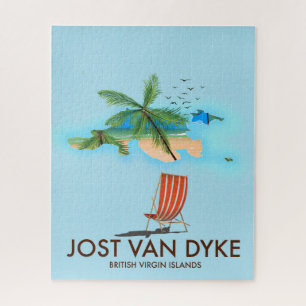 Jost van Dyke Britische Jungferninseln. Puzzle