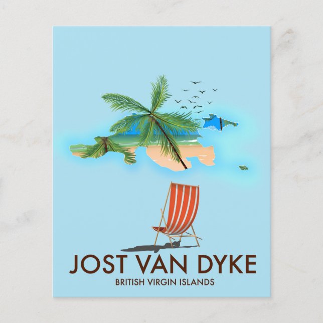 jost van dyke Britische Jungfrau Islands. (Vorderseite)