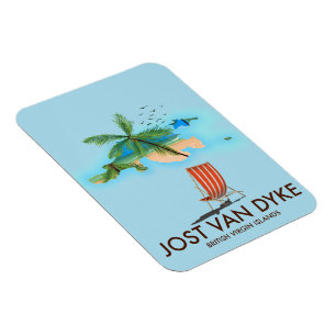 jost van dyke Britische Jungfrau Islands. Magnet
