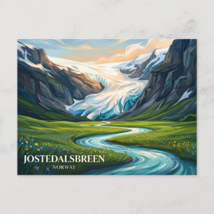 Jostedalsbreen Nationalpark Norwegen Postkarte