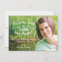 Joto the World Christmas Card Template