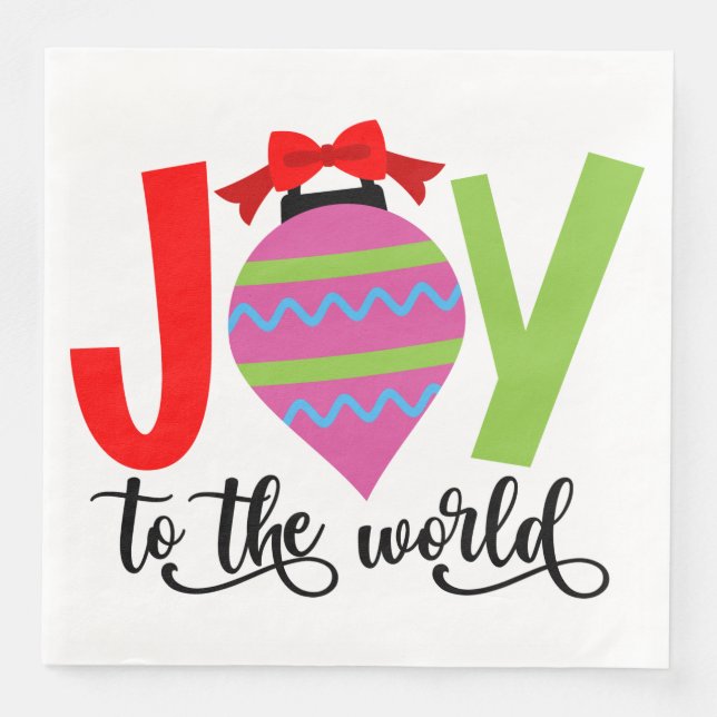 Joto the World Christmas Song Serviette (Vorderseite)