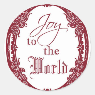 Joto the World Christmas Stickers, Siegel Runder Aufkleber