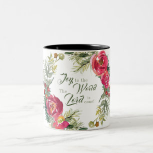 Joto the World Der Herr ist gekommen, Weihnachten Zweifarbige Tasse