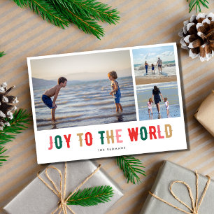 Joto the World Foto Collage Holiday Card Feiertagskarte