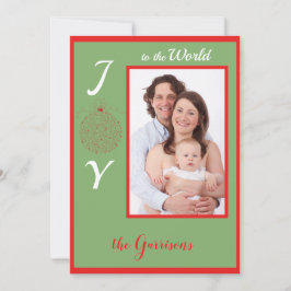 Joto the World Foto Holiday Flat Card Feiertagskarte