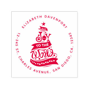 Joto the World Weihnachtsziffer Typografie Permastempel