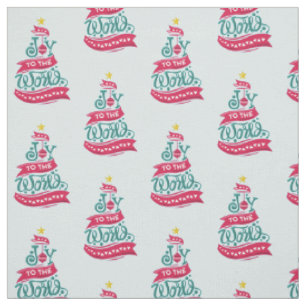 Joto the World Weihnachtsziffer Typografie Stoff