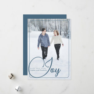 Joto You and Yours Foto Gruß Feiertagskarte