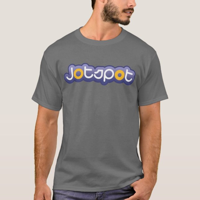 JotSpot dunkelgraues T-Shirt (Vorderseite)