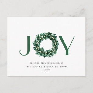 Joty Festive Holly Berry Weihnachtsgrüße Urlaub Postkarte