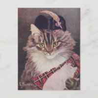 Joueur de cornemuse Chat