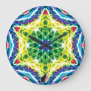 Joule-Kaleidoskop Große Wanduhr