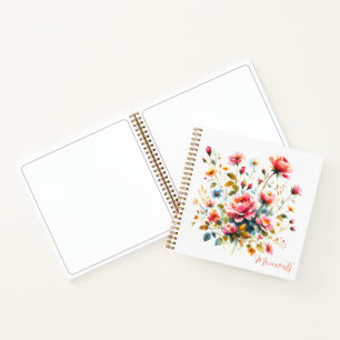 Journal Die besten Momente Blumen Var01 Notizbuch