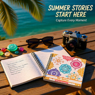 JOURNAL Gold lebendiges Mandala angepasstes Notebo Notizbuch