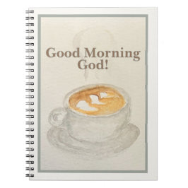 Journal: Good Morning God — Morning Offering Notizblock