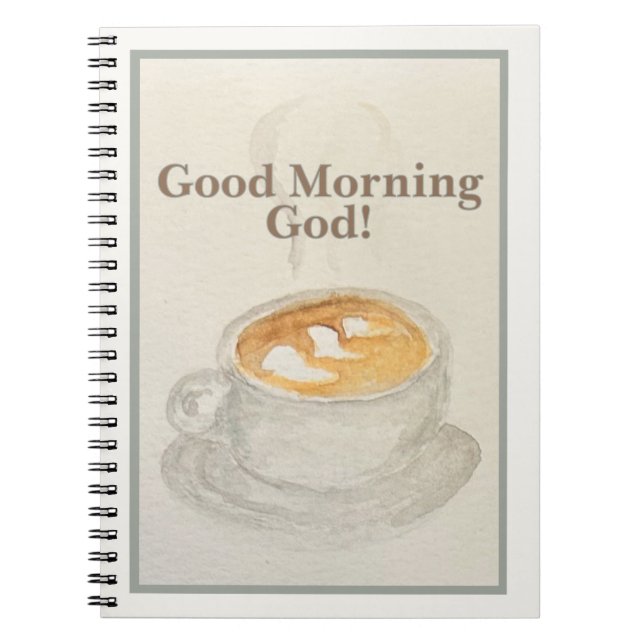 Journal: Good Morning God — Morning Offering  Notizblock (Vorderseite)