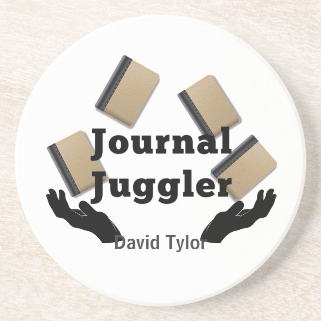 Journal Jongleur Sandstein Untersetzer (Vorne)