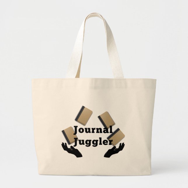 Journal Juggler Jumbo Stoffbeutel (Vorne)