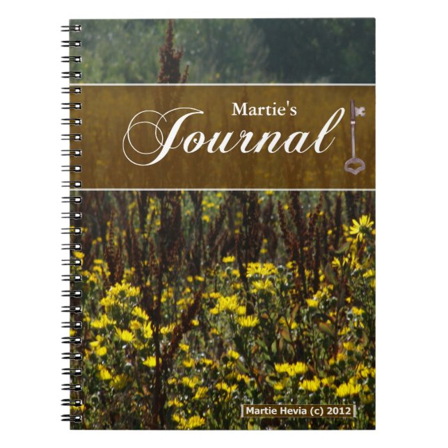 Journal-Notebook - Felder von Van Gogh Notizblock (Vorderseite)