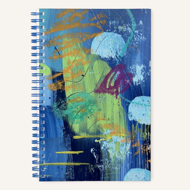 Journal-Notebook in Underwater Höhlendesign Notizbuch (Vorderseite)