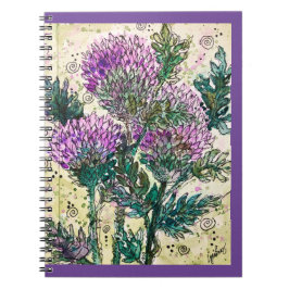 Journal/Notebook - Schottische Thistle Notizblock