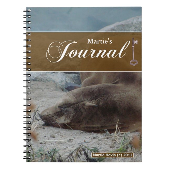 Journal-Notebook - Sea Lion Notizblock (Vorderseite)
