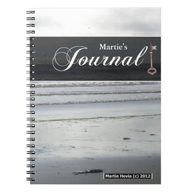 Journal-Notebook - Silver Beach Notizblock (Vorderseite)