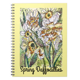 Journal/Notebook-"Spring Daffodillies" Notizblock